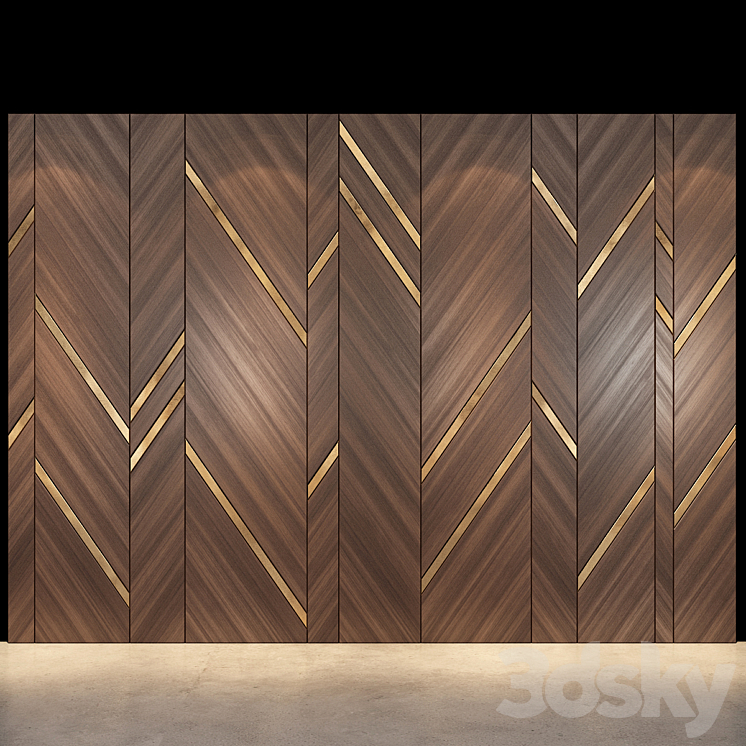 Wall Panel 76 3DS Max - thumbnail 1