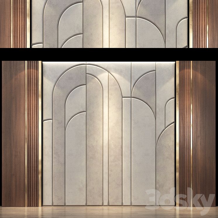 Wall Panel 77 3DS Max - thumbnail 1