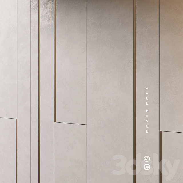 Wall Panel | 8 3DS Max Model - thumbnail 3