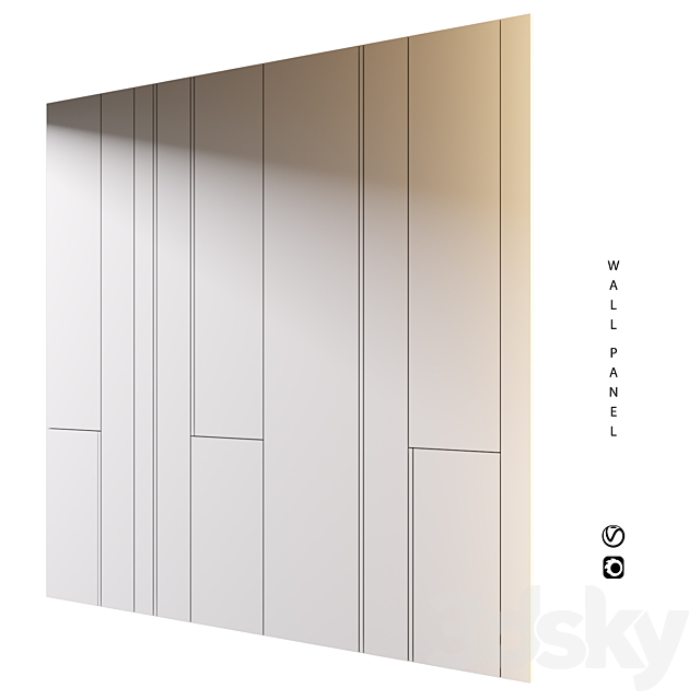 Wall Panel | 8 3DS Max Model - thumbnail 7