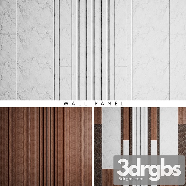 Wall panel 8 3dsmax Download - thumbnail 1