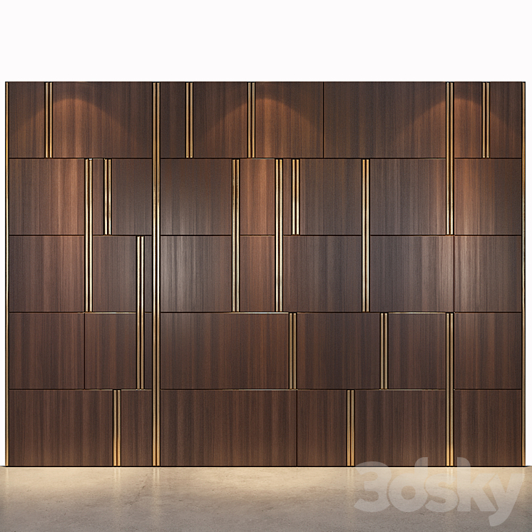 Wall Panel 81 3DS Max Model - thumbnail 1