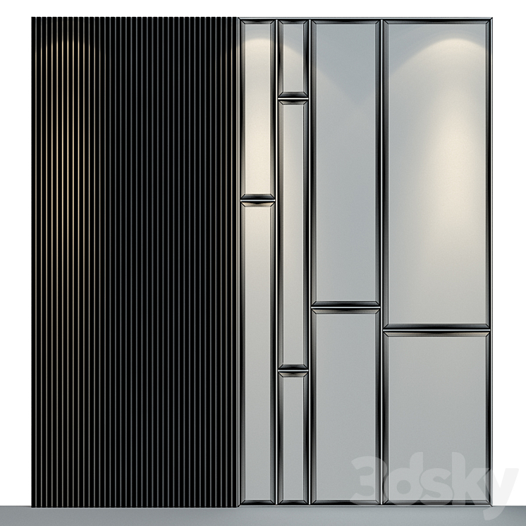 Wall Panel 82 3DS Max - thumbnail 2