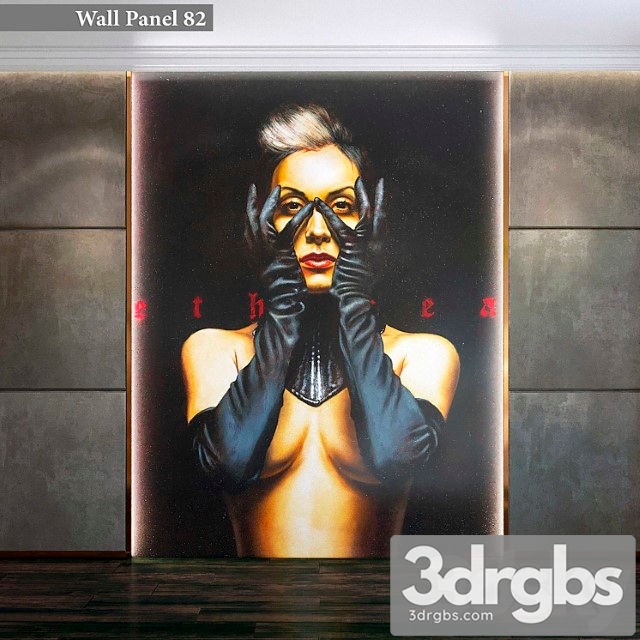 Wall panel 82 3dsmax Download - thumbnail 1