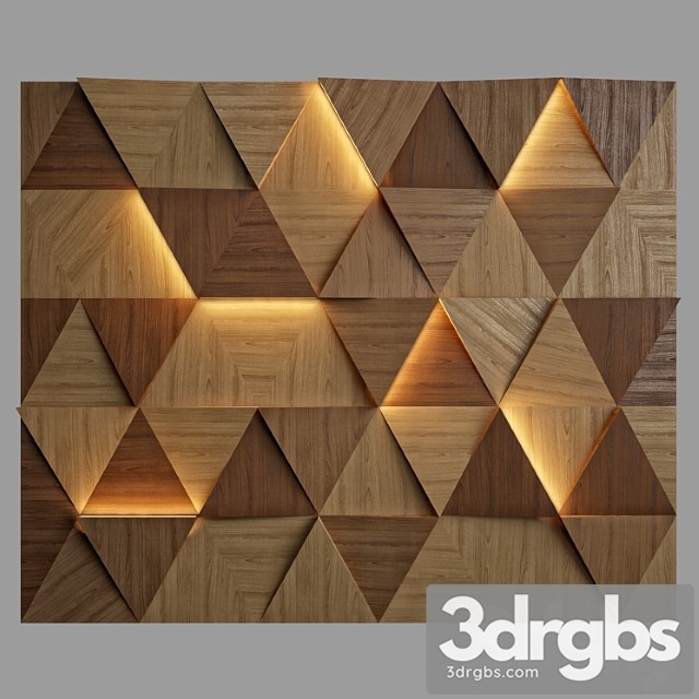 Wall panel 9 3dsmax Download - thumbnail 1