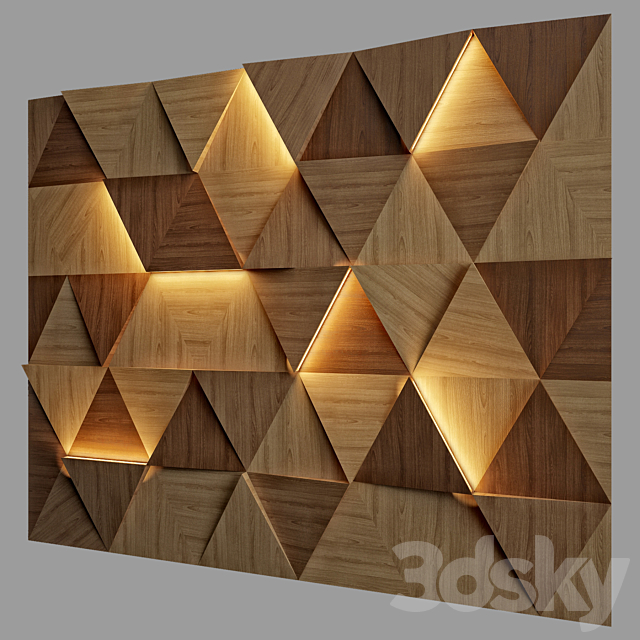 Wall Panel 9 3DSMax File - thumbnail 2