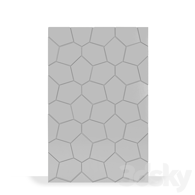 Wall Panel Balmont 3DS Max Model - thumbnail 2