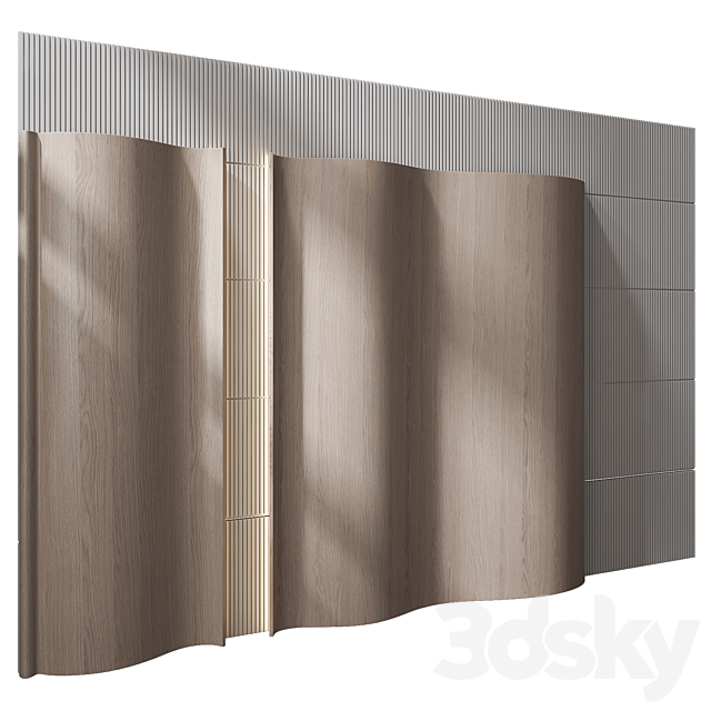 Wall Panel Decor 151 3ds Max - thumbnail 2