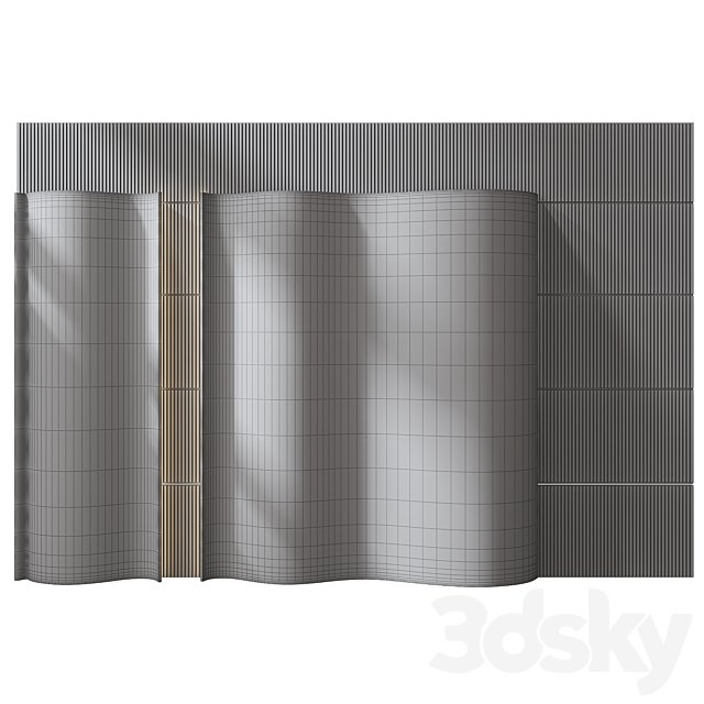 Wall Panel Decor 151 3ds Max - thumbnail 3