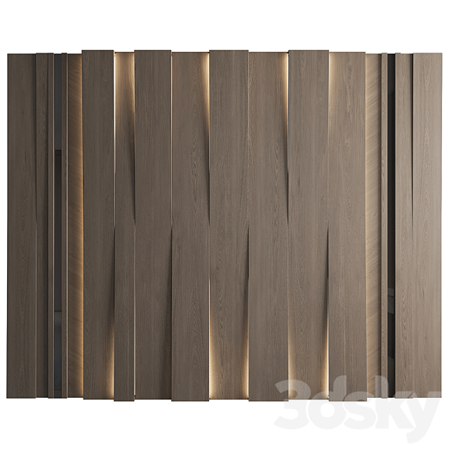 Wall Panel Decor 156 3ds Max - thumbnail 1