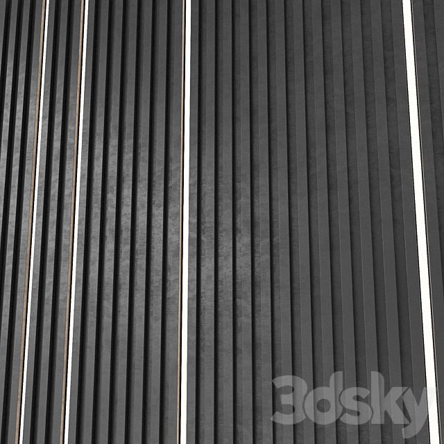 Wall panel. Decorative wall. 99 3DS Max Model - thumbnail 2