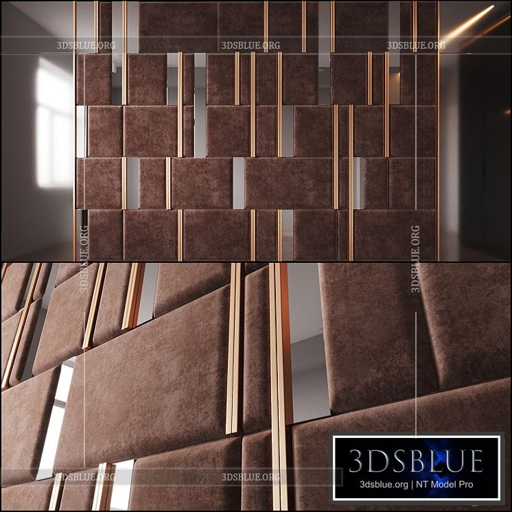 Wall Panel | Headboard 3DS Max - thumbnail 3