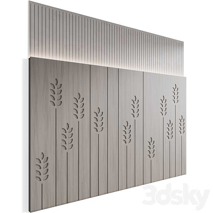 Wall panel Kolos 3DS Max Model - thumbnail 2