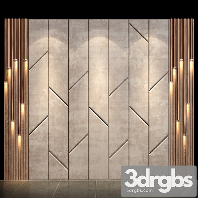 Wall Panel No 014 3dsmax Download - thumbnail 1