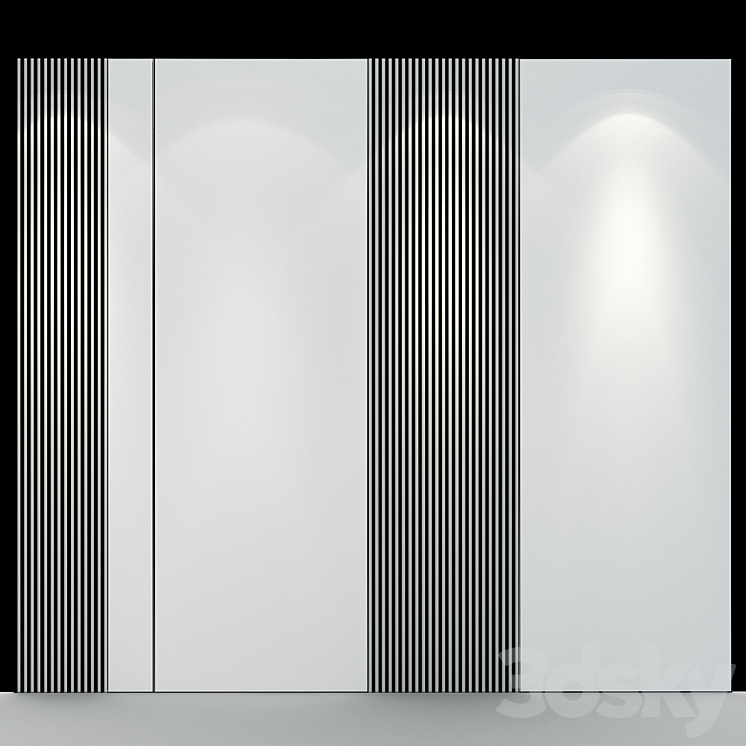 Wall Panel No.116 3DS Max - thumbnail 2