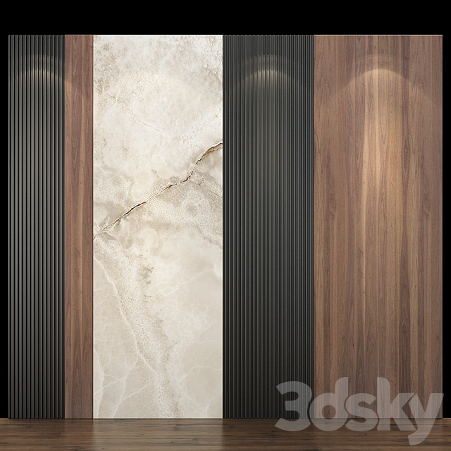 Wall Panel No.116 3DSMax File - thumbnail 1