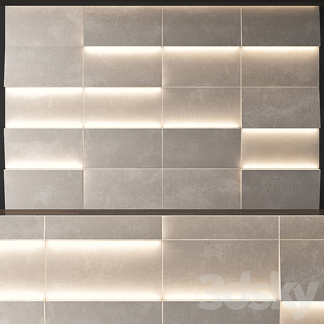 Wall Panel No. 43 3DSMax File - thumbnail 1