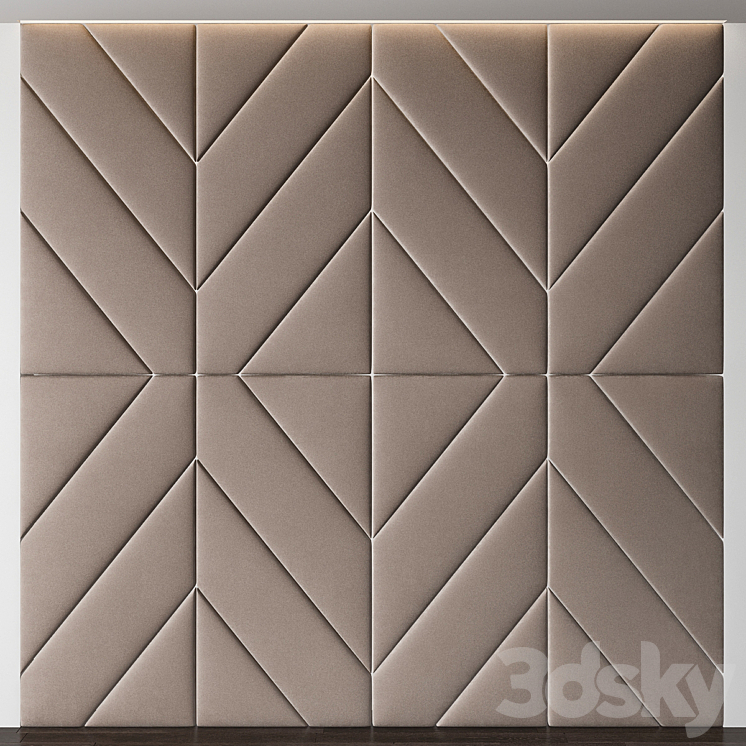 Wall Panel No. 62 3DS Max - thumbnail 1