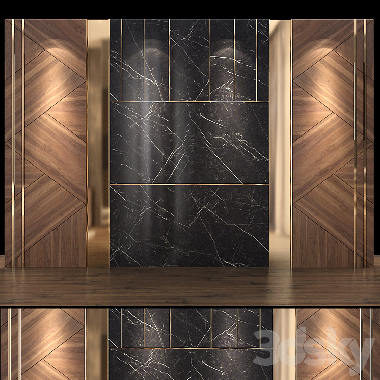 Wall Panel No. 79 3DS Max - thumbnail 1