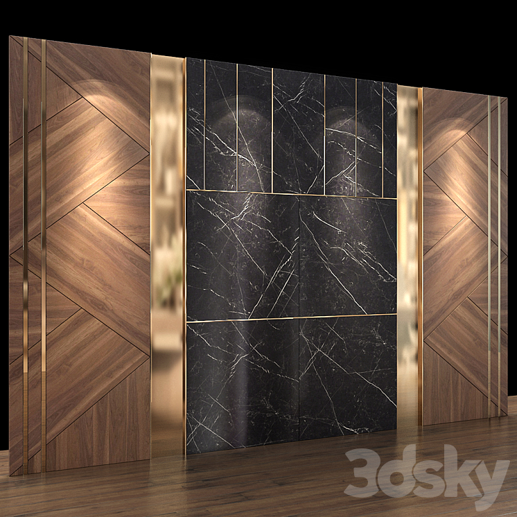 Wall Panel No. 79 3DS Max - thumbnail 2