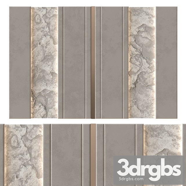 Wall Panel No4 3dsmax Download - thumbnail 1