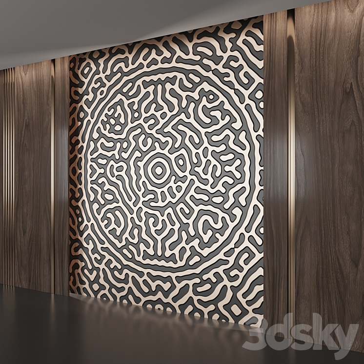 Wall panel with a pattern ?3 3DS Max - thumbnail 2