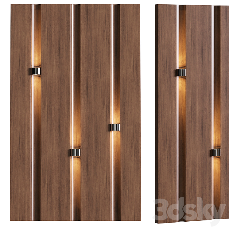 Wall panels  Lux by Store 54 3DS Max - thumbnail 1