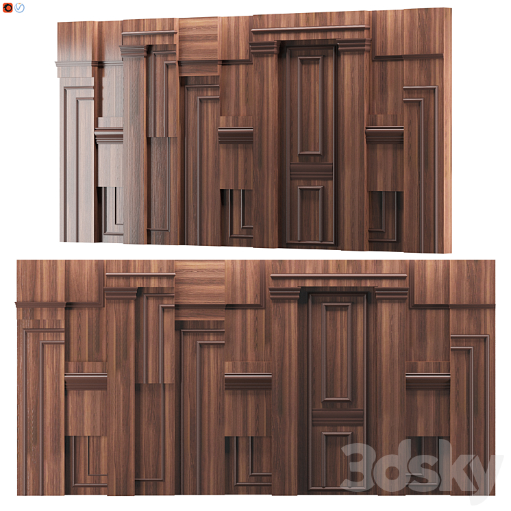 Wall panels – Crios 3DS Max - thumbnail 1