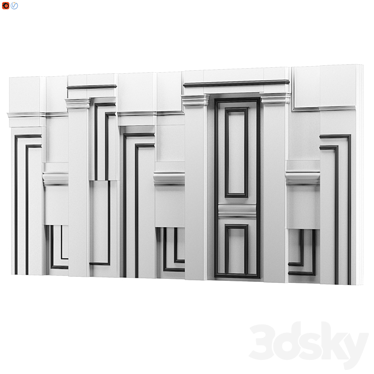 Wall panels – Crios 3DS Max - thumbnail 2