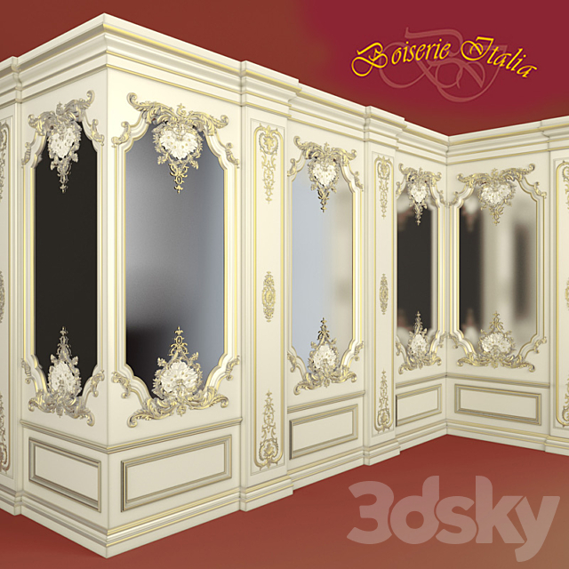 Wall panels factory Boiserie Italia 3DSMax File - thumbnail 1