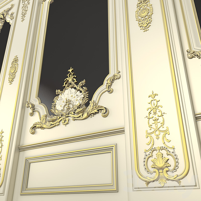 Wall panels factory Boiserie Italia 3DSMax File - thumbnail 3