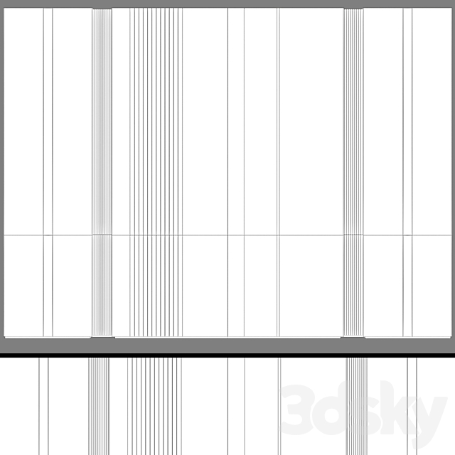 Wall panels in a modern minimalist style 4 3DS Max Model - thumbnail 5