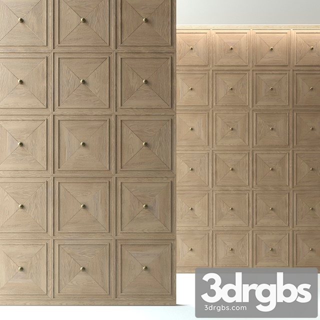 Wall panels luciano zonta squares 3dsmax Download - thumbnail 1