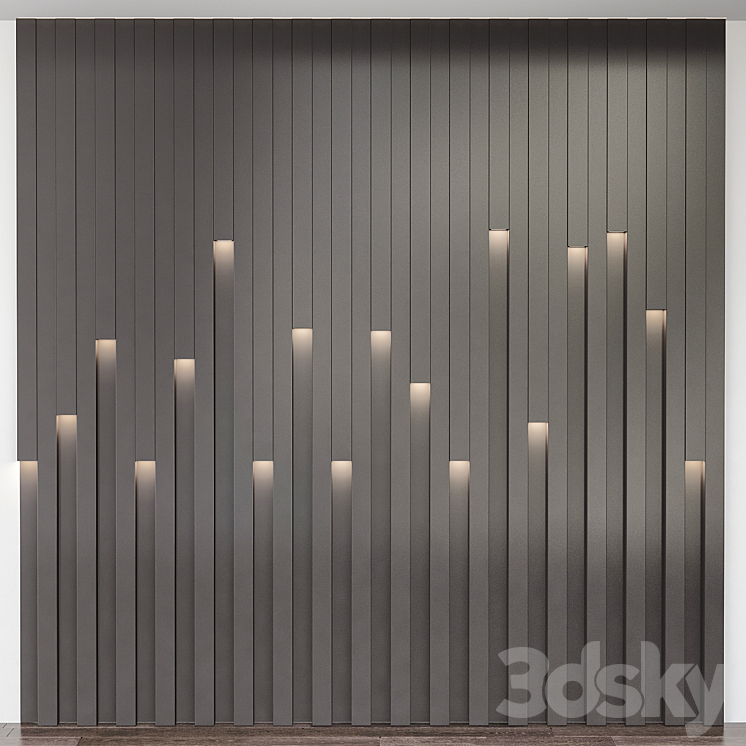 Wall panels No. 13 3DS Max - thumbnail 1