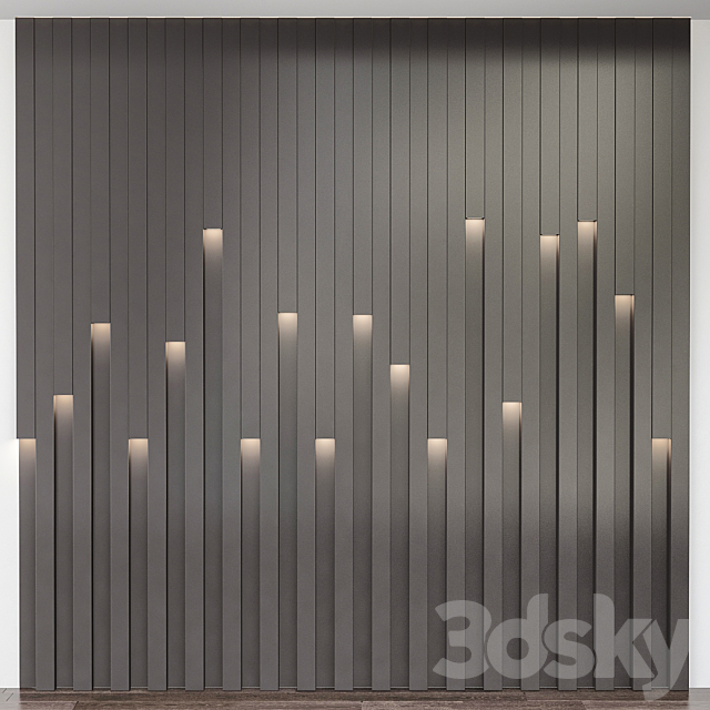 Wall panels No. 13 3DS Max Model - thumbnail 1