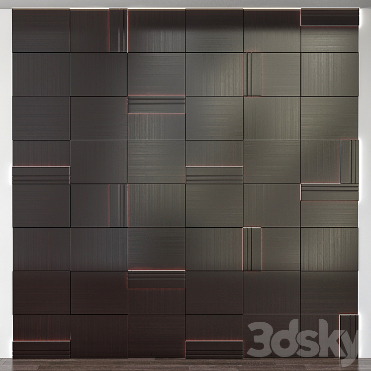 Wall Panels No. 34 3DS Max - thumbnail 1