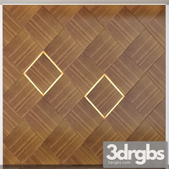 Wall panels no.40 3dsmax Download - thumbnail 1