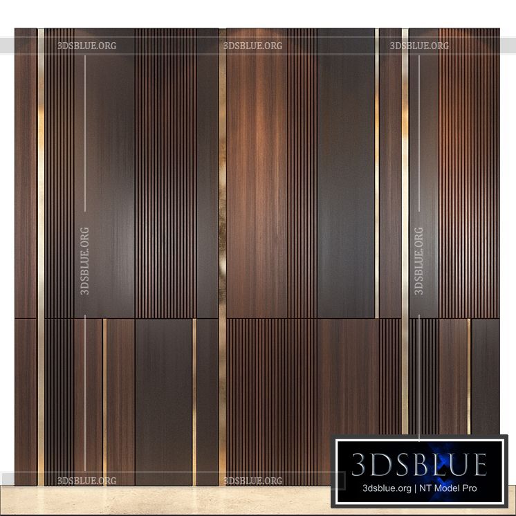 wall panels | set 115 3DS Max - thumbnail 3