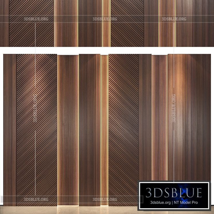 wall panels | set 121 3DS Max - thumbnail 3