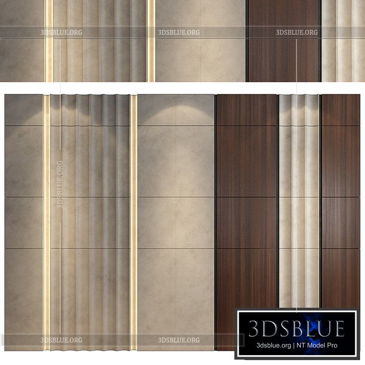 wall panels | set 149 3DS Max - thumbnail 3