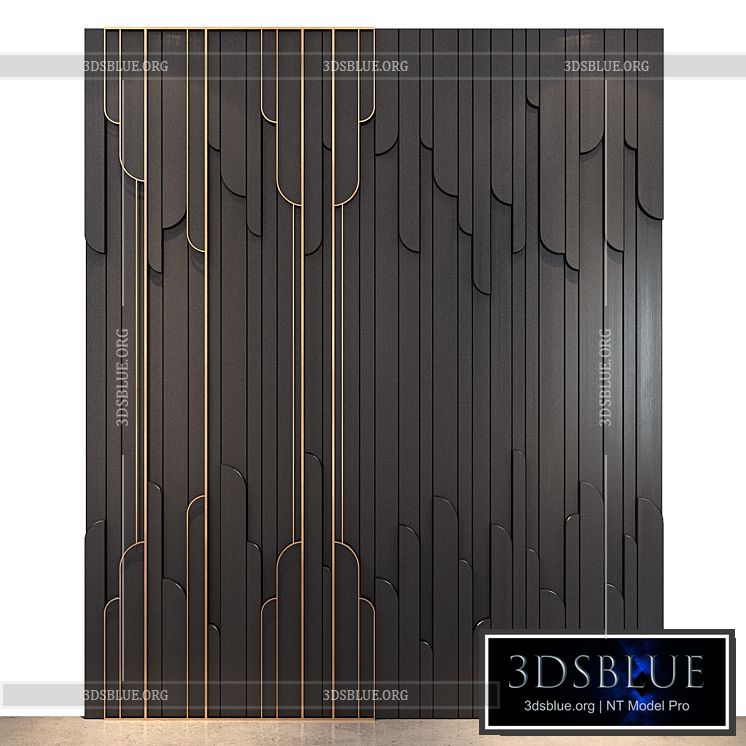 wall panels | set 168 3DS Max - thumbnail 3