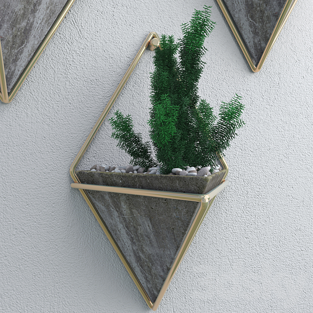 Wall Pot 3DS Max Model - thumbnail 2