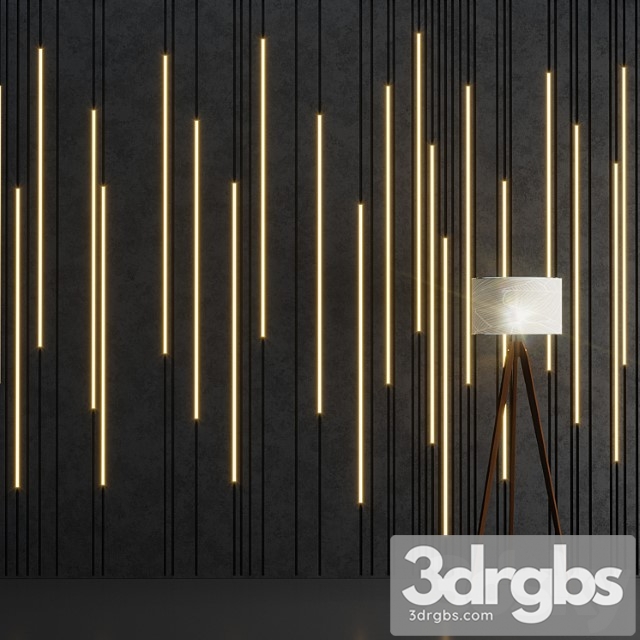 Wall stripes 2 3dsmax Download - thumbnail 1