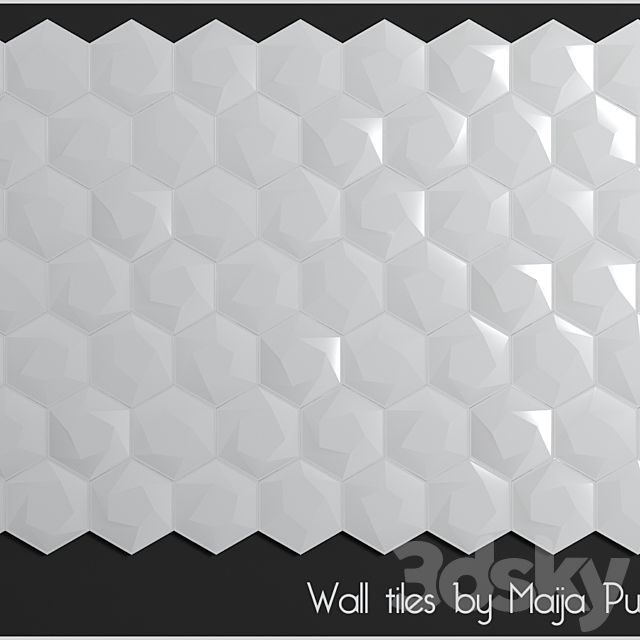 Wall tiles by Maija Puoskari 3ds Max - thumbnail 1