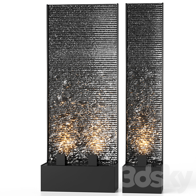 Water wall 3ds Max - thumbnail 1