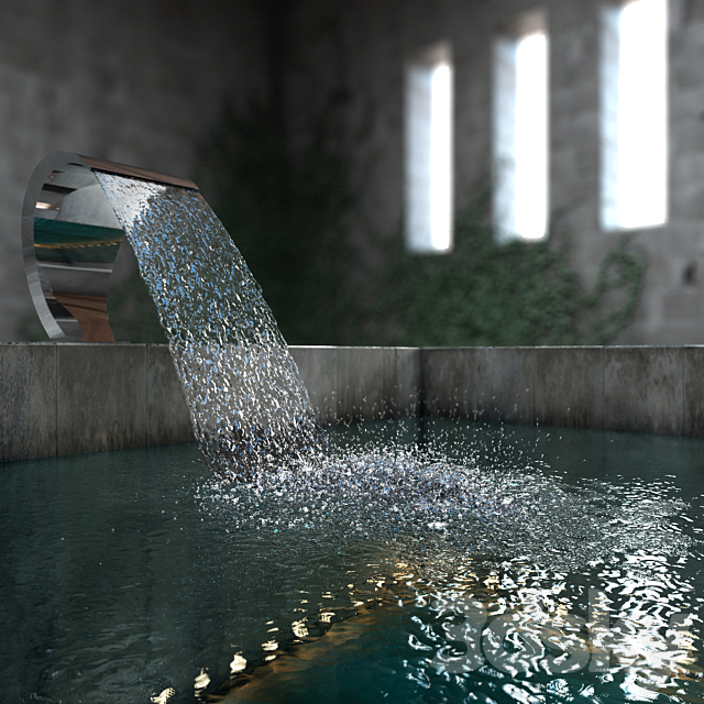 Waterfall Cobra 3DSMax File - thumbnail 1