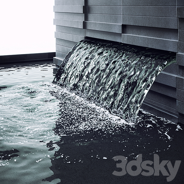 Waterfall for the pool 3DSMax File - thumbnail 1