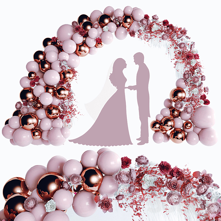 wedding arch 3DS Max - thumbnail 1