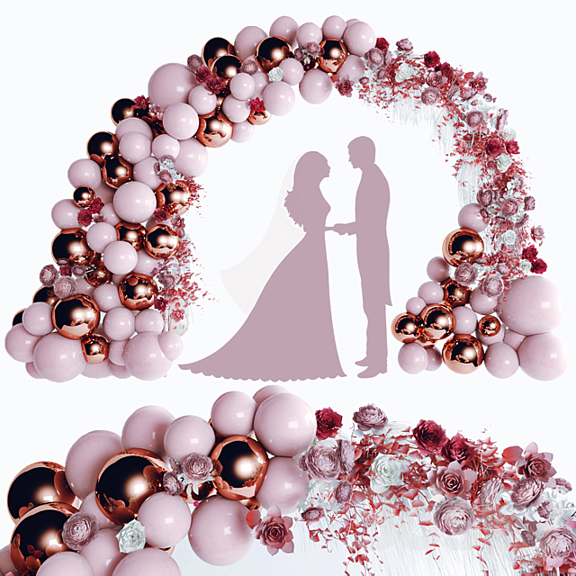 wedding arch 3DSMax File - thumbnail 1