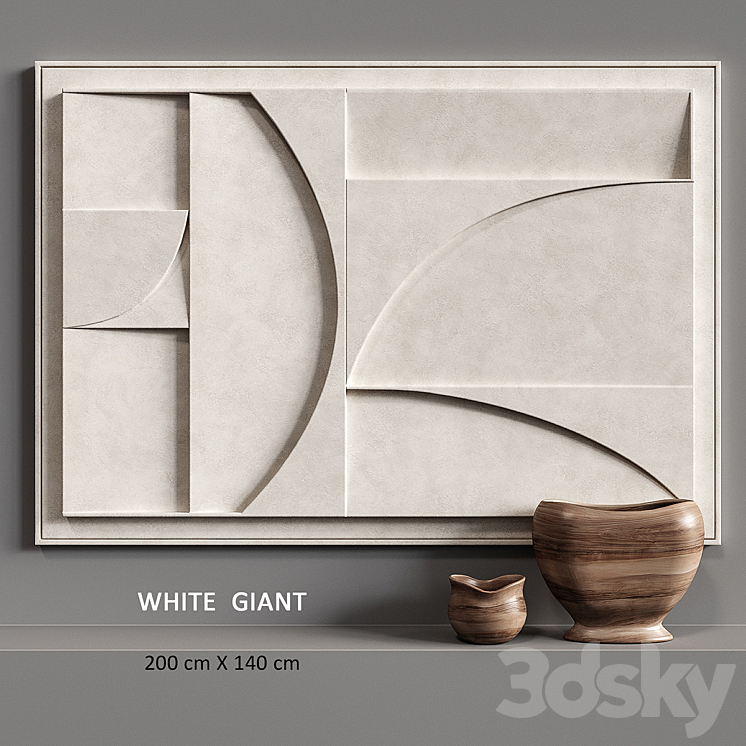 WHITE GIANT set 3DS Max - thumbnail 1